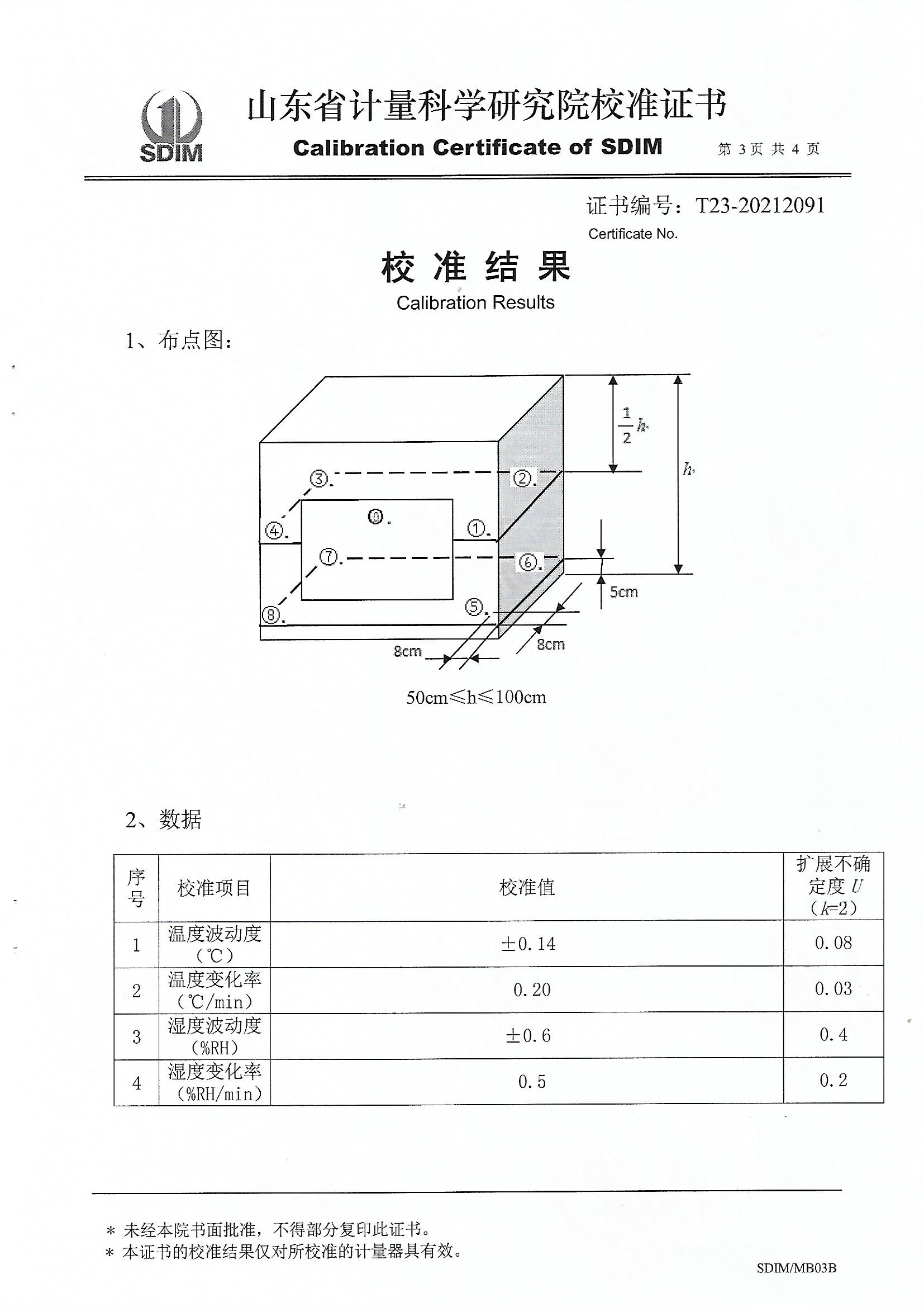 黑龍江華馨溫濕度檢定箱校準(zhǔn)證書(shū) (4).jpg