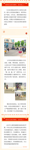 實(shí)戰(zhàn)演練筑防線——泰安德美機(jī)電開展消防安全實(shí)操演練活動(dòng)